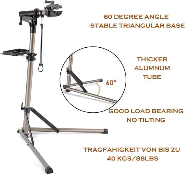 Thumbnail 4 de CXWXC Fahrrad Montageständer 100–160 cm 🛠