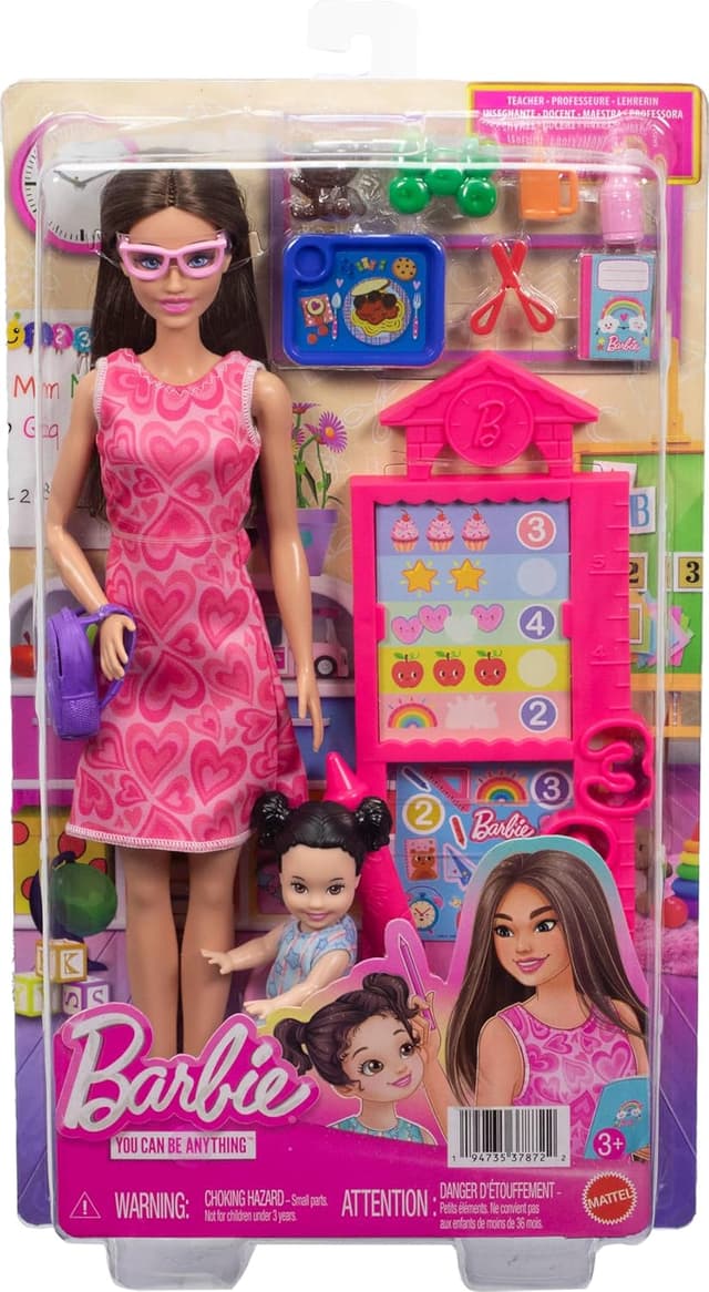 Thumbnail 5 de Barbie Careers Teacher Playset Doll 3+