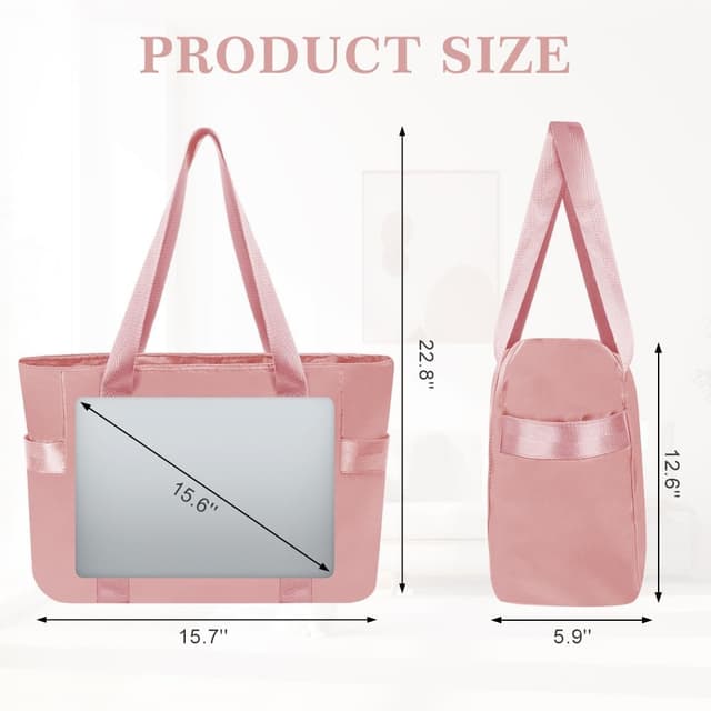 Detalle de Aucuu Borsa Tote pieghevole per laptop da donna fino a 15,6 pollici