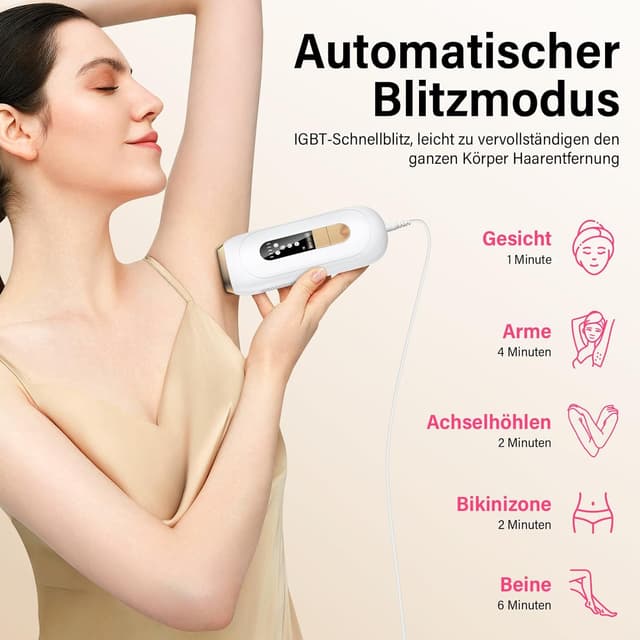 Thumbnail 4 de RWSRW IPL Épilateur 0,2s 5 niveaux