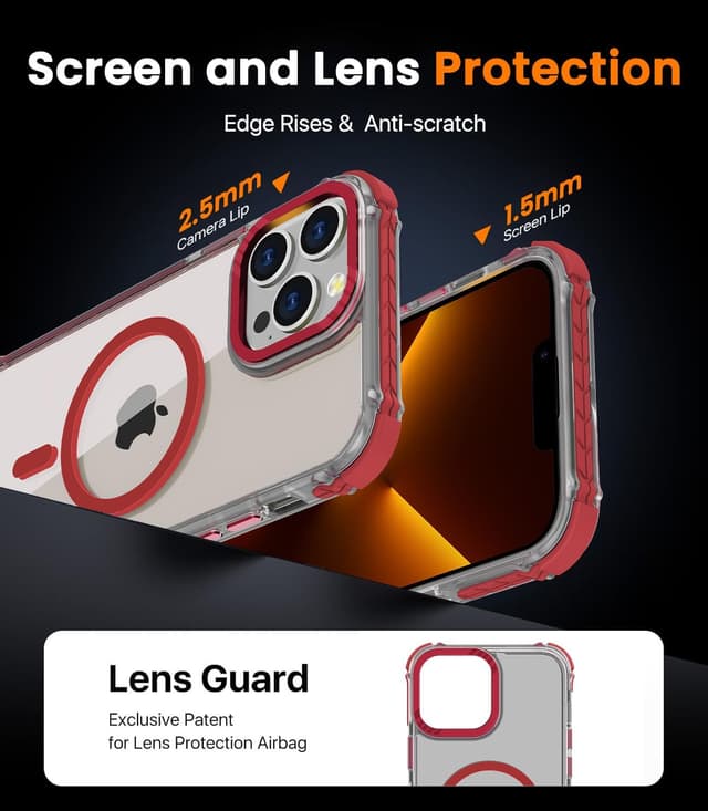 Thumbnail 6 de DEERLAMN Magnetic Case for iPhone 15 Pro Max (6.7-inch) with MagSafe Compatibility