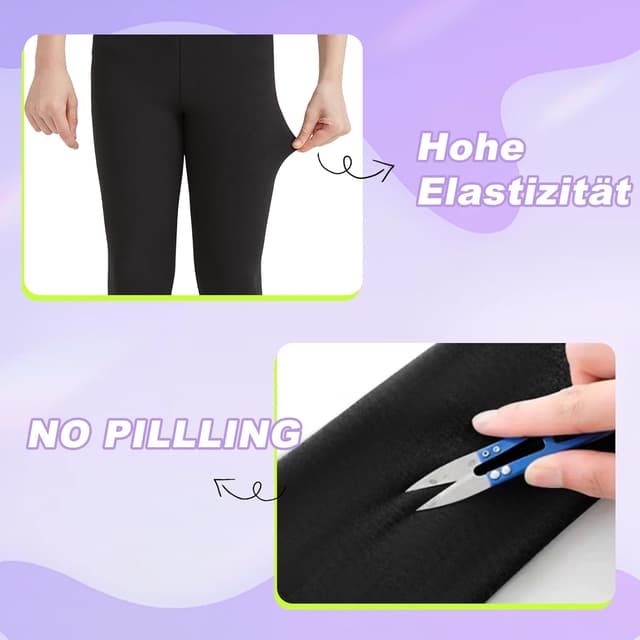 Thumbnail 2 de AMIYOYO Thermoleggings Mädchen Fleece 134