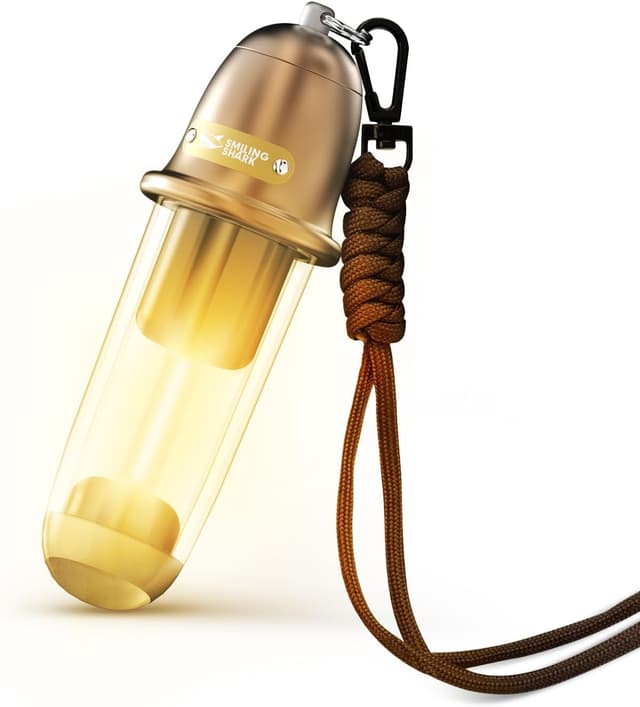 Detalle de Smiling Shark G350 : lanterne de camping LED USB rechargeable IPX4, 3 modes et ambiance blanche/chaude