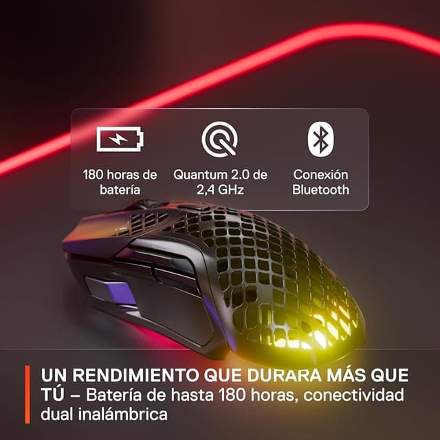 Thumbnail 6 de SteelSeries Aerox 5 Wireless — ratón gaming ultraligero 9 botones