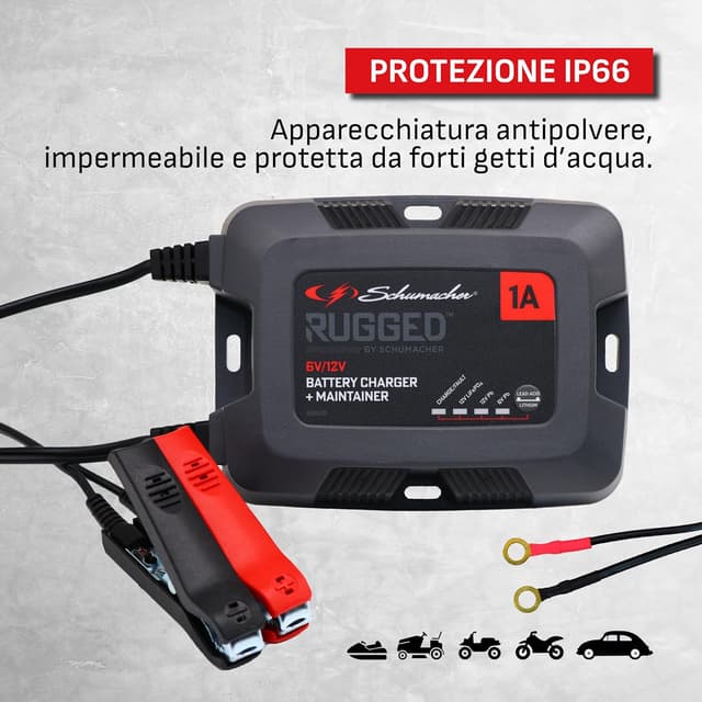 Detalle 1 de Schumacher Electric SPX457-1A Caricabatterie 32 Ah 🔌