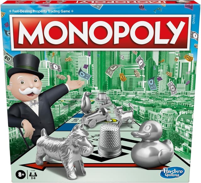 Detalle de Hasbro Gaming Monopoly strategy board game (8+), 2–6 players family game night favourite