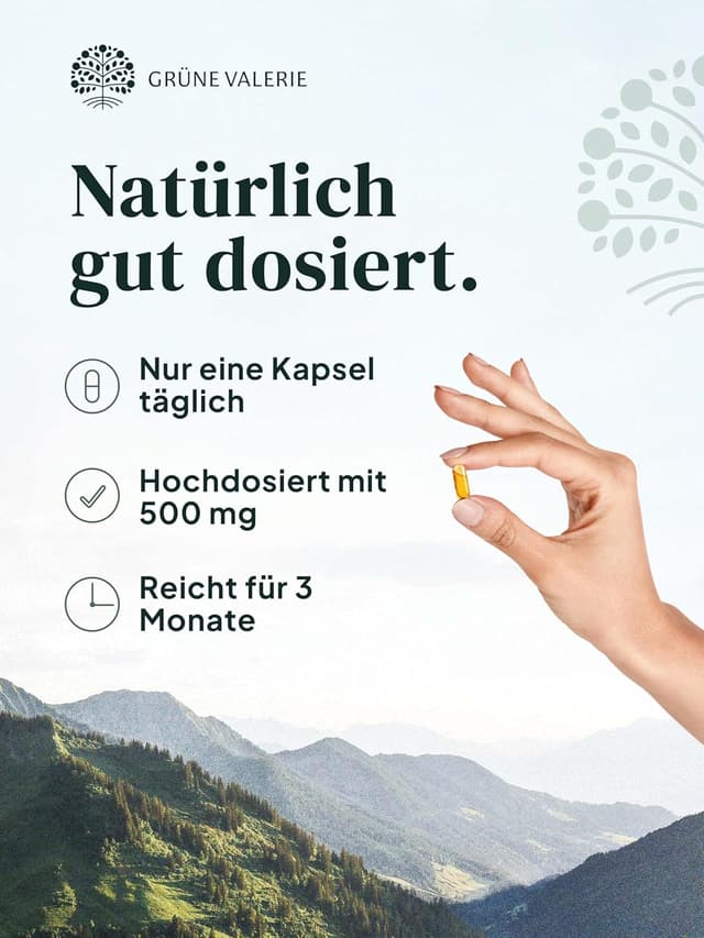 Thumbnail 2 de Grüne Valerie Oregano Öl Kapseln 90 Stück