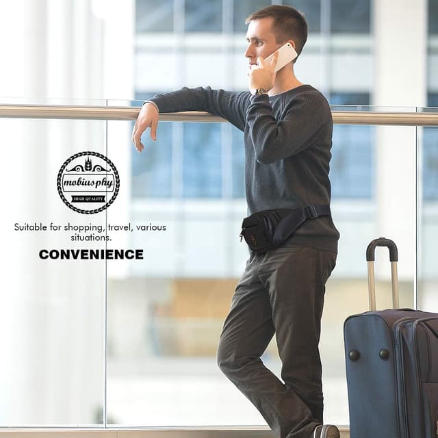 Thumbnail 6 de Marsupio impermeabile da corsa con cintura 76-116 cm