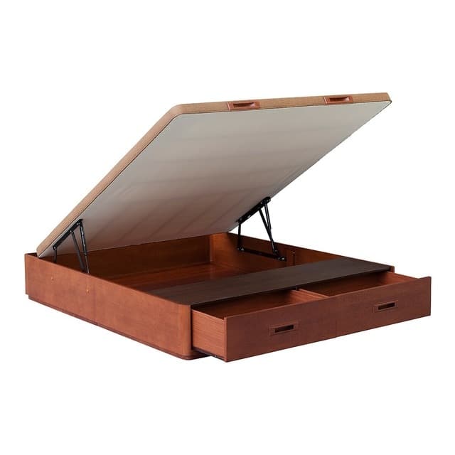 Detalle de Dinoc Canapé Abatible con Cajones Mixto en Madera