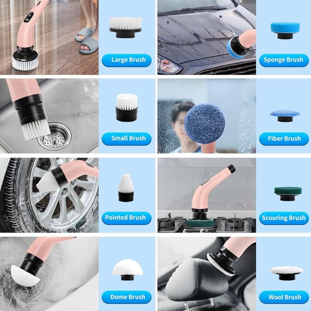 Thumbnail 6 de SINZUX Electric Spin Scrubber 8-head 🧽