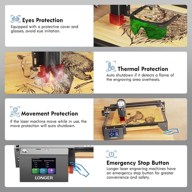 Thumbnail 6 de Longer Incisore Laser 5W 400x400 con Kit Aria