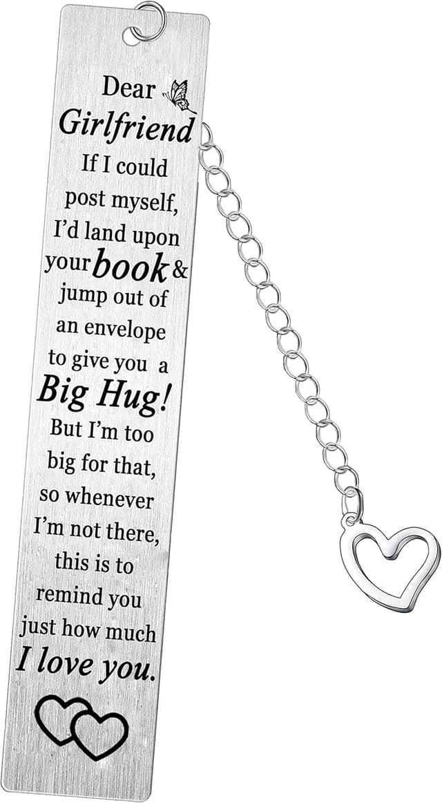 Detalle de Girlfriend Bookmark stainless steel keepsake gift