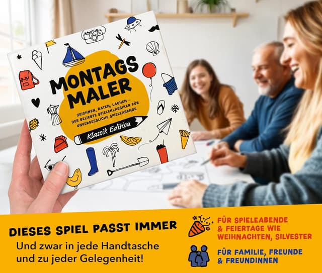 Thumbnail 5 de MONTAGSMALER Lustiges Zeichenspiel 2500 Begriffe