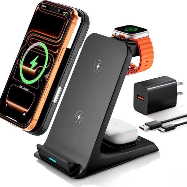 Detalle de Eazpower 3-in-1 Wireless Charger ⚡