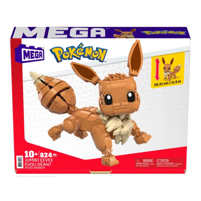Detalle de Mega Construx Pokebola Jumbo Eevee