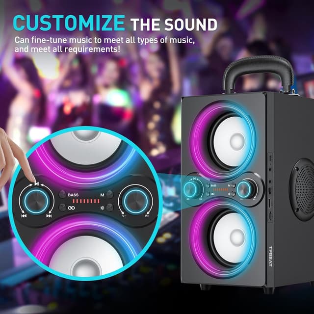 Thumbnail 5 de TPBEAT Bluetooth Speaker 80W Party Wireless Speaker