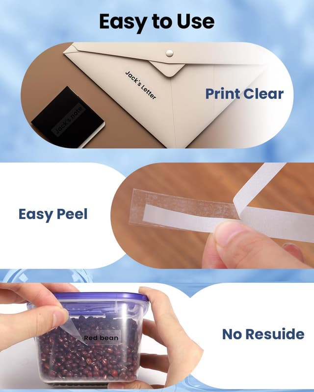 Detalle 2 de TZe TZ Tape 12mm Laminated Clear 4-Pack