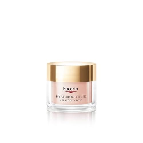 Detalle de Eucerin Hyaluron-Filler + Elasticity Crema de Día Rosé FPS 30 — crema antiedad tono rosado 50 ml