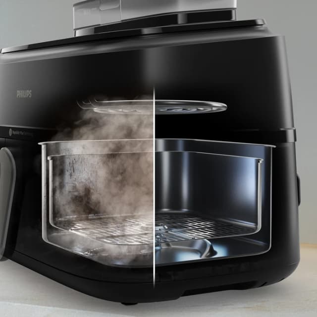 Detalle 2 de Philips 5000 Series Dual Basket NA555/00 Airfryer