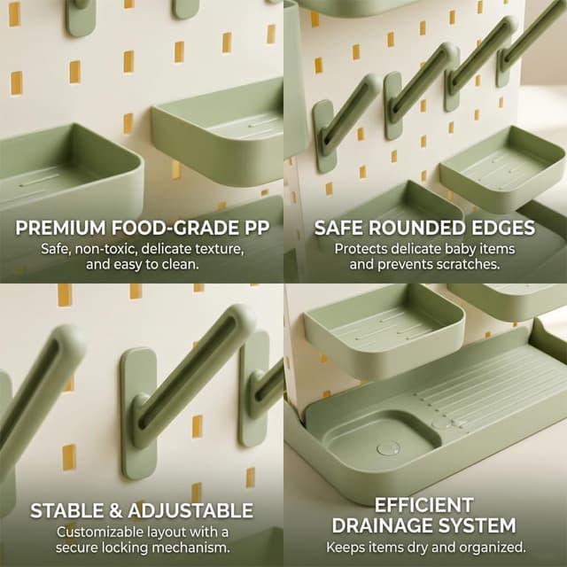 Thumbnail 5 de JZF Baby Bottle Dryer Rack