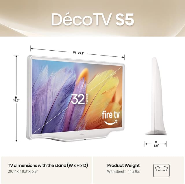 Thumbnail 2 de Hisense 32S5QF QLED FHD TV 2025