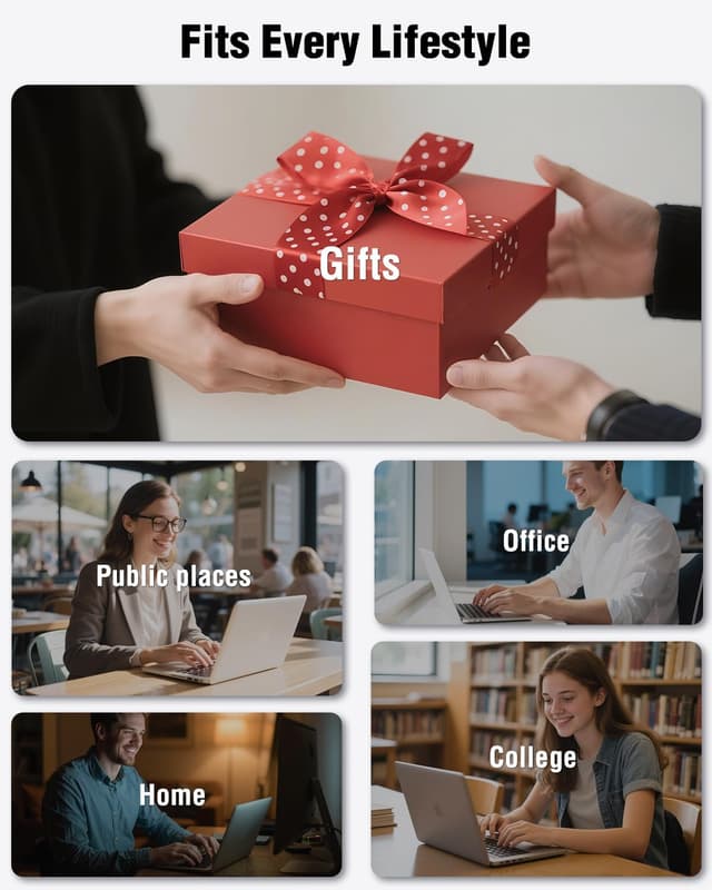 Thumbnail 6 de F FORITO Magnetic Privacy Screen Protector for 2026 MacBook Neo 13-inch (A3404) with A18 Pro