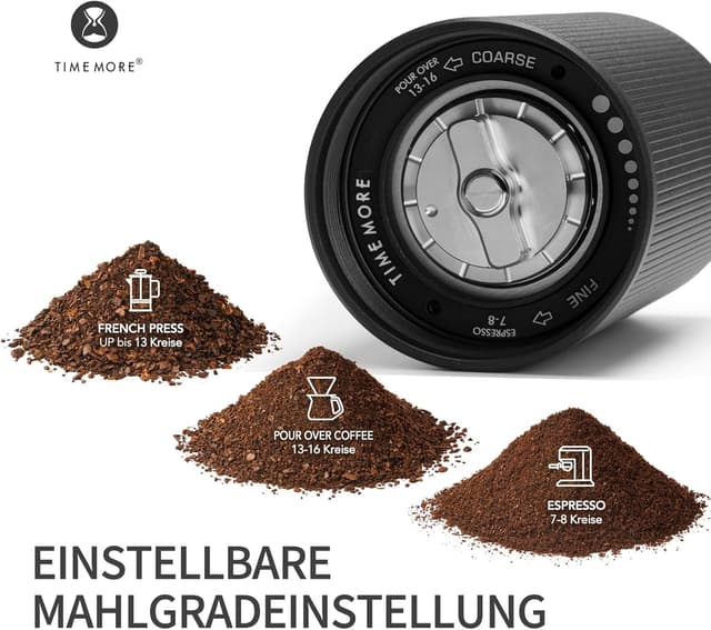 Detalle 2 de TIMEMORE Chestnut C3S Max 25 g Handmühle