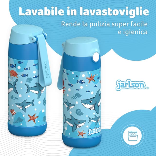 Detalle 2 de Jarlson CHARLI 350 ml borraccia termica per bambini 📘