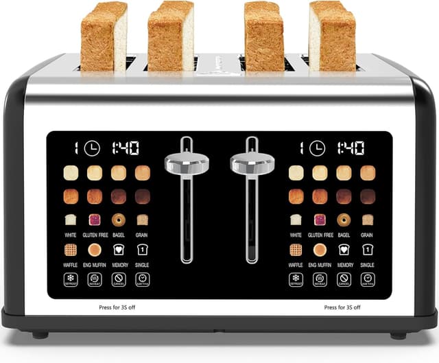 Imagen de 4 Slice Touch Screen Toaster 1650W en OfertitasTOP