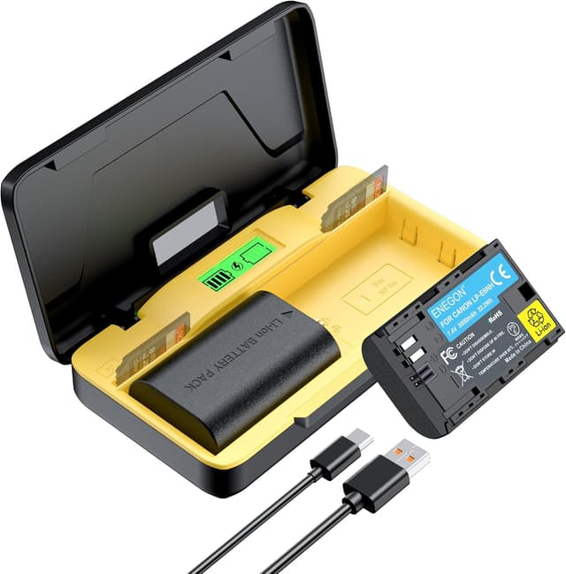 Imagen de ENEGON LP-E6NH 3000mAh set 2 batterie en OfertitasTOP