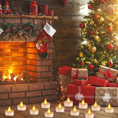 Thumbnail 7 de cimetech 12 velas de té LED con temporizador 🕯