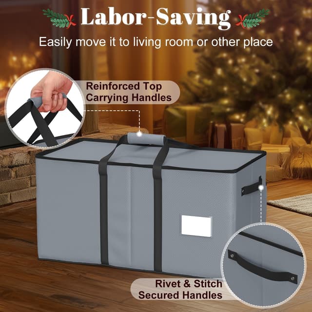 Thumbnail 6 de Keten 128-Count Ornament Storage Box