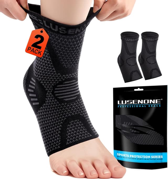 Detalle de Sprunggelenkbandage XL 2er Set für Plantarfasziitis