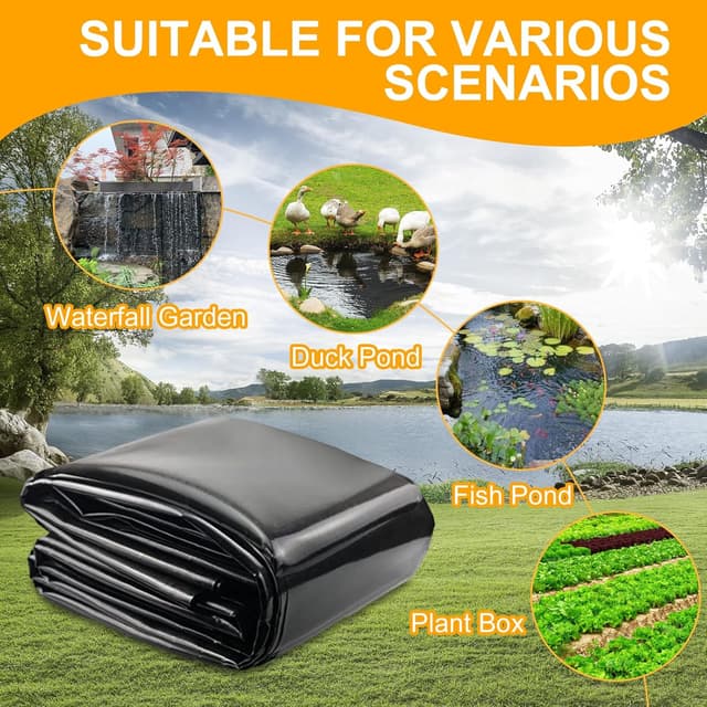 Thumbnail 6 de SDLDEER Pond Liner 2x3m HDPE