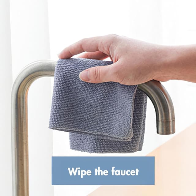 Thumbnail 6 de ZONJIE Disposable Dish Cloths 2 Rolls Multipack Microfibre Cleaning Cloths (Blue) – streak-free, lint-free kitchen rags