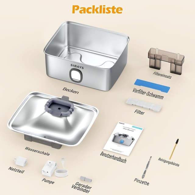 Thumbnail 6 de 15L Trinkbrunnen aus Edelstahl