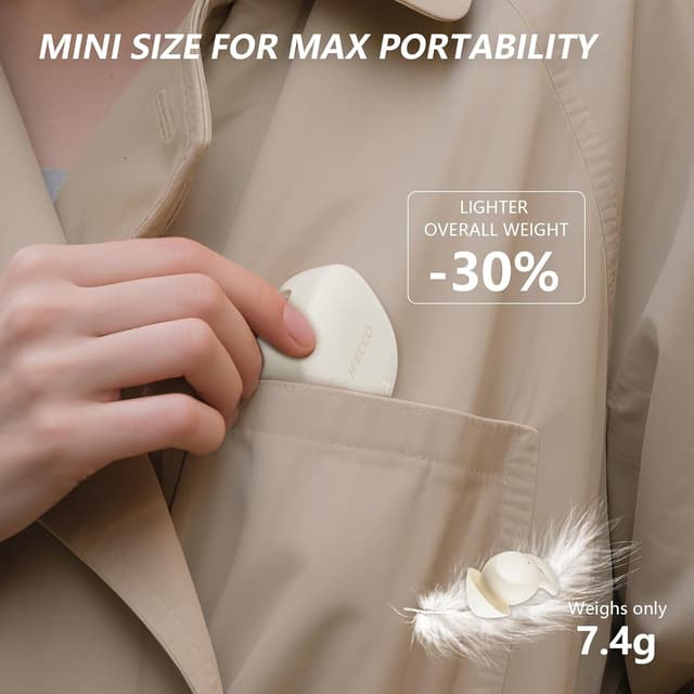 Detalle de IFECCO Schlafkopfhörer für Seitenschläfer Bluetooth 6.0 (Mini In-Ear) mit IPX6