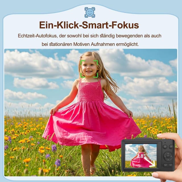 Thumbnail 3 de Digitalkamera 48MP mit 32GB Speicherkarte