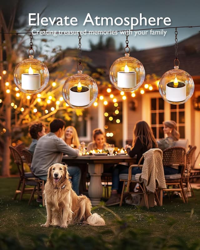 Detalle 2 de Homemory Solar Candles Outdoor 2.3 inch