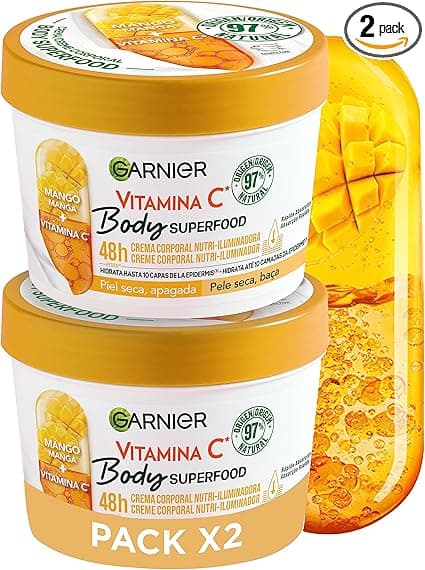 Detalle de Garnier Body Food Mango 🍑 Hidratación intensiva