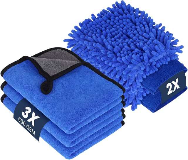 Detalle de flintronic Kit pulizia auto in microfibra 600