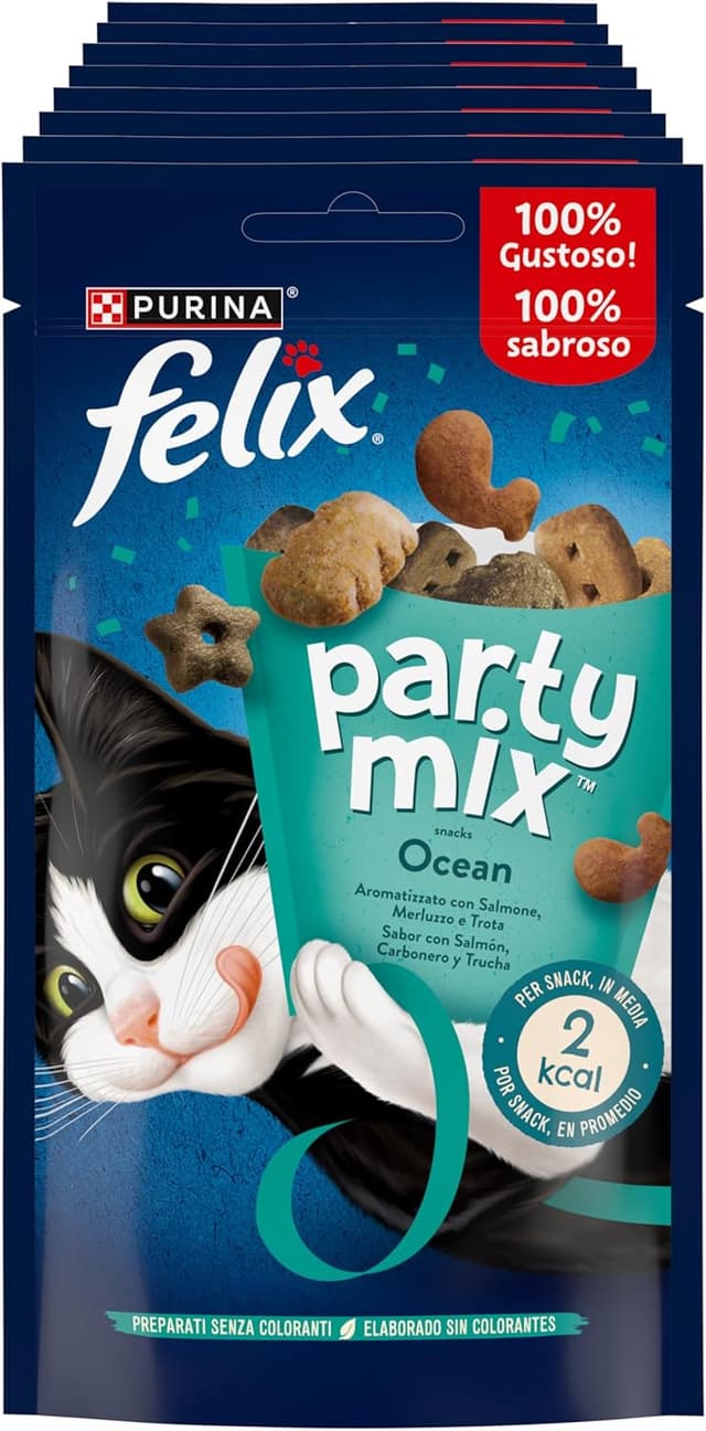 Imagen de Felix Party Mix snack gatto 8 🐱 en OfertitasTOP
