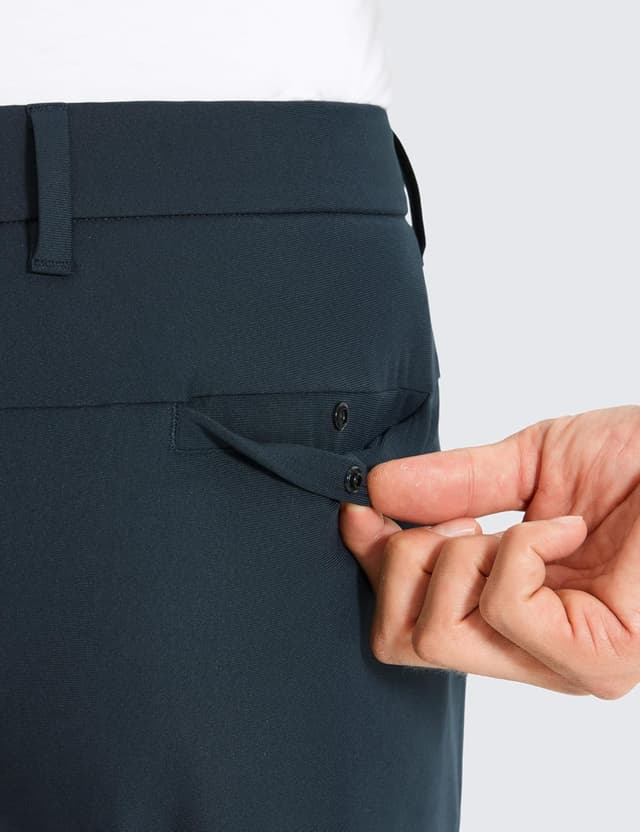 Detalle de Pantalon de golf extensible CRZ YOGA pour homme, coupe ajustée (entrejambe 71/76/81/86 cm)