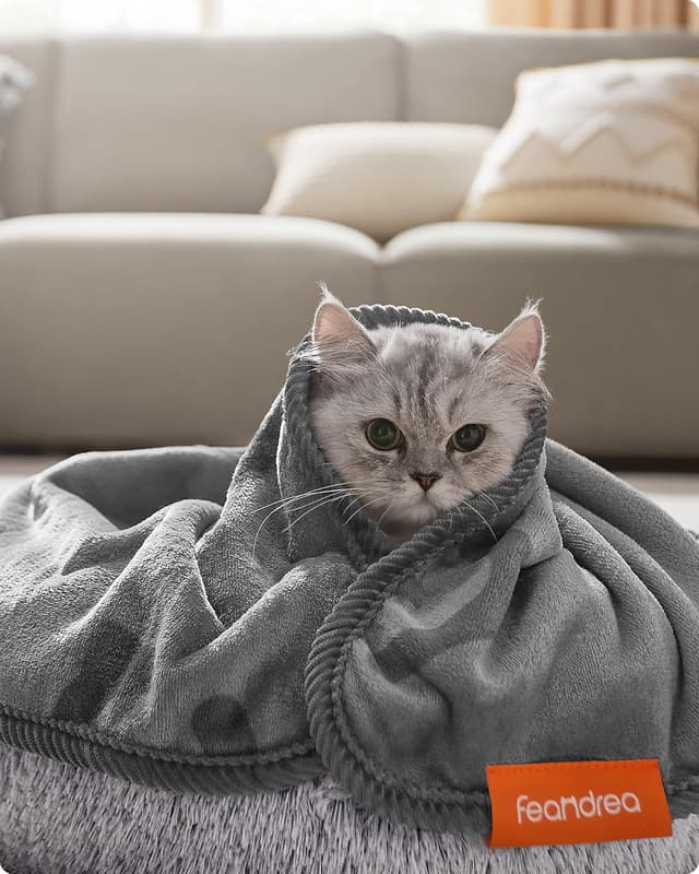 Detalle de Feandrea PPB011G01 60 x 40 cm cat blankets 3-pack