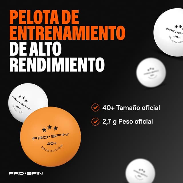 Thumbnail 6 de PRO-SPIN Palas de Ping Pong set 4 unidades