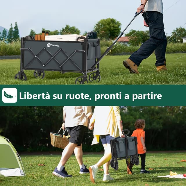 Thumbnail 3 de Sekey Carrello pieghevole 60L 80kg