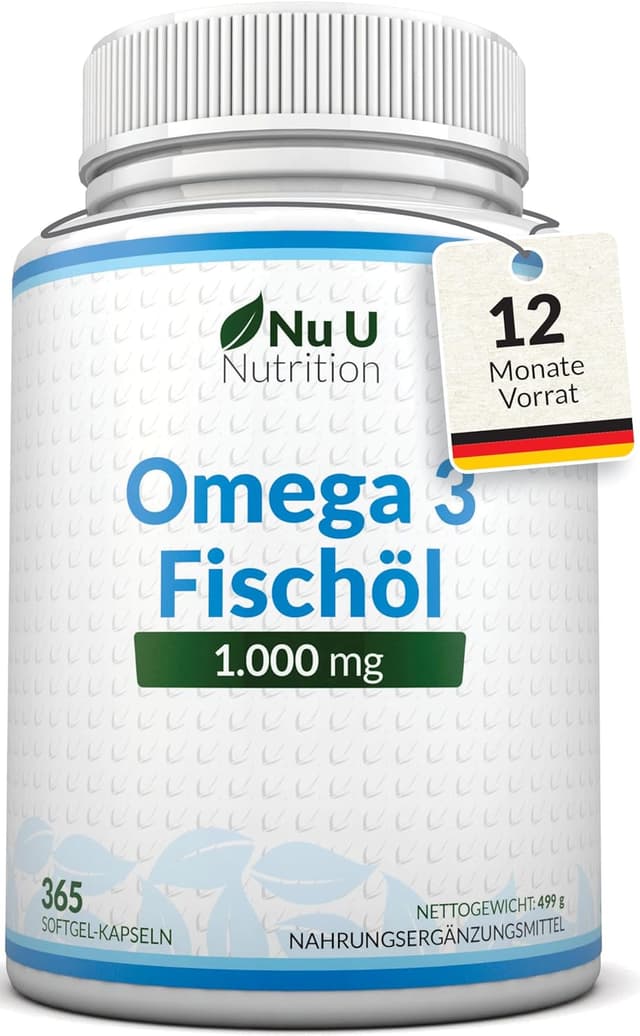 Detalle de Nu U Nutrition Omega-3 Fischöl 1000 mg đ