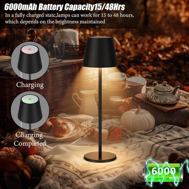 Thumbnail 5 de Aipsun Akku LED Tischlampe 6000 mAh