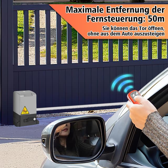 Detalle 2 de Jaxguom télécommande portail universelle (2 pièces) 433,92 MHz, 4 fonctions pour porte coulissante