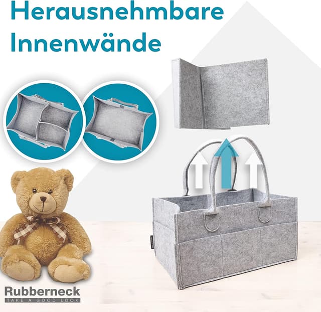Thumbnail 1 de Rubberneck Baby Windel Filztasche 33x22x17 cm